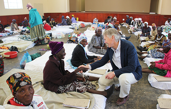 Michael Colvard 69C 73M volunteering as an eye surgeon in sub-Saharan Africa.