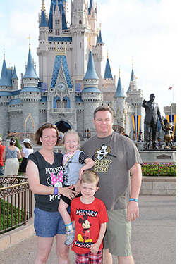 Kaczenski family at Disney