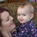 Megan Blay and baby Emma