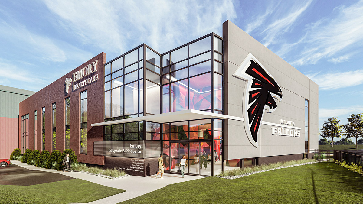 Atlanta Falcons Emory Sports Medicine Clinic Set To Open Emory University Atlanta Ga